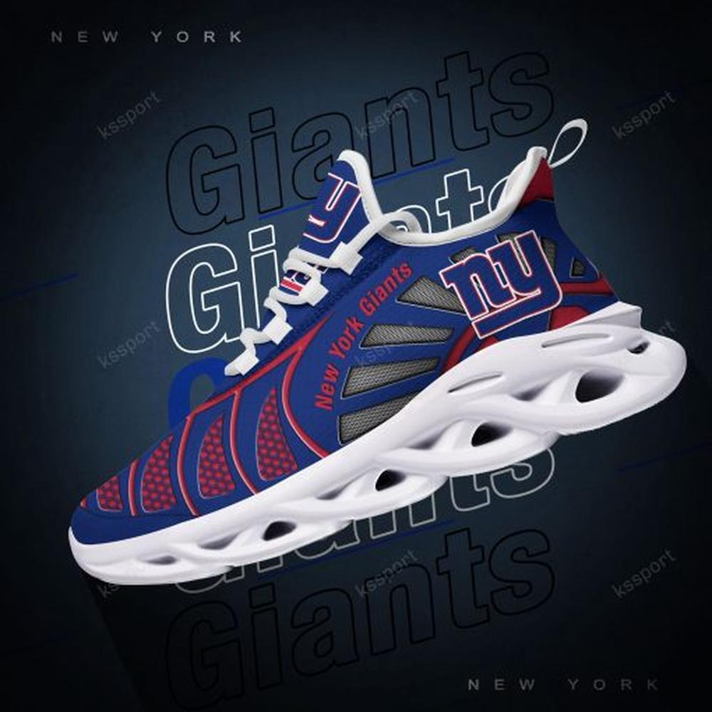 Ideafootwear New York Giants Max Soul Shoes Sneakers For Men And Women 29