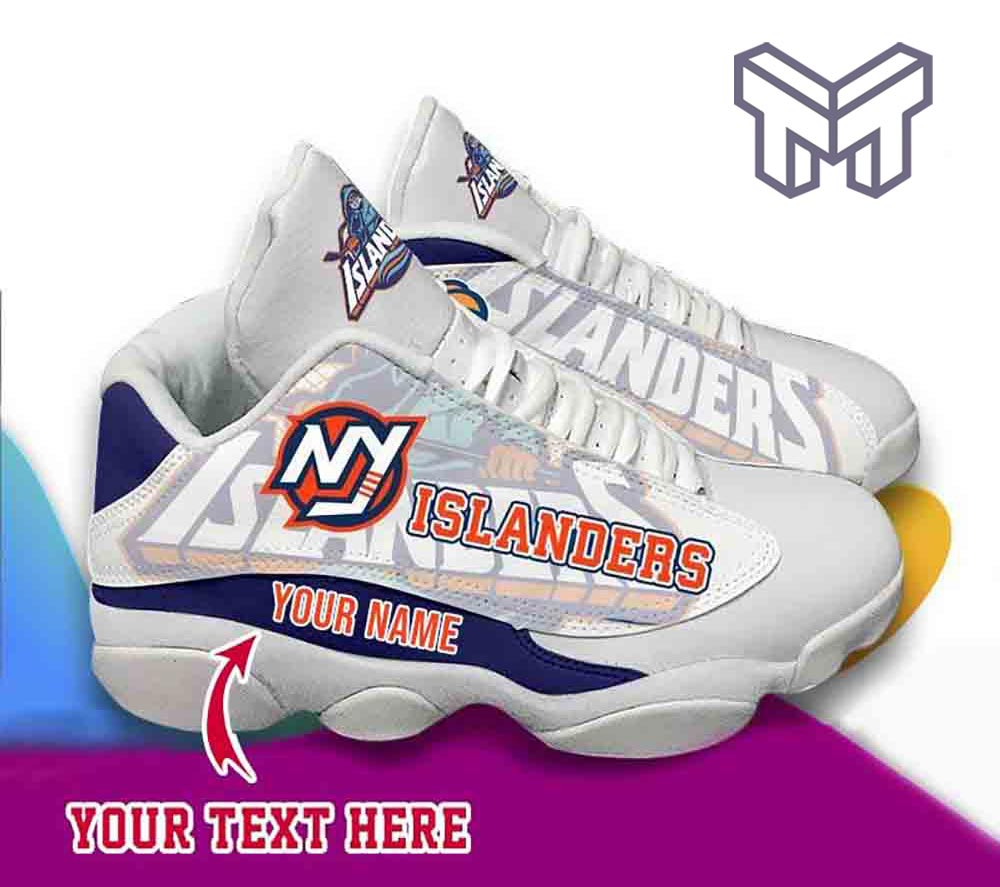 Ideafootwear New York Islanders AJ13 Sneakers Shoes For Men And Women 1