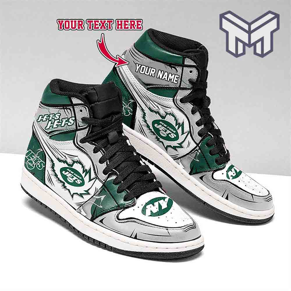 Ideafootwear New York Jets AJ1 High Sneakers Shoes For Men And Women 2