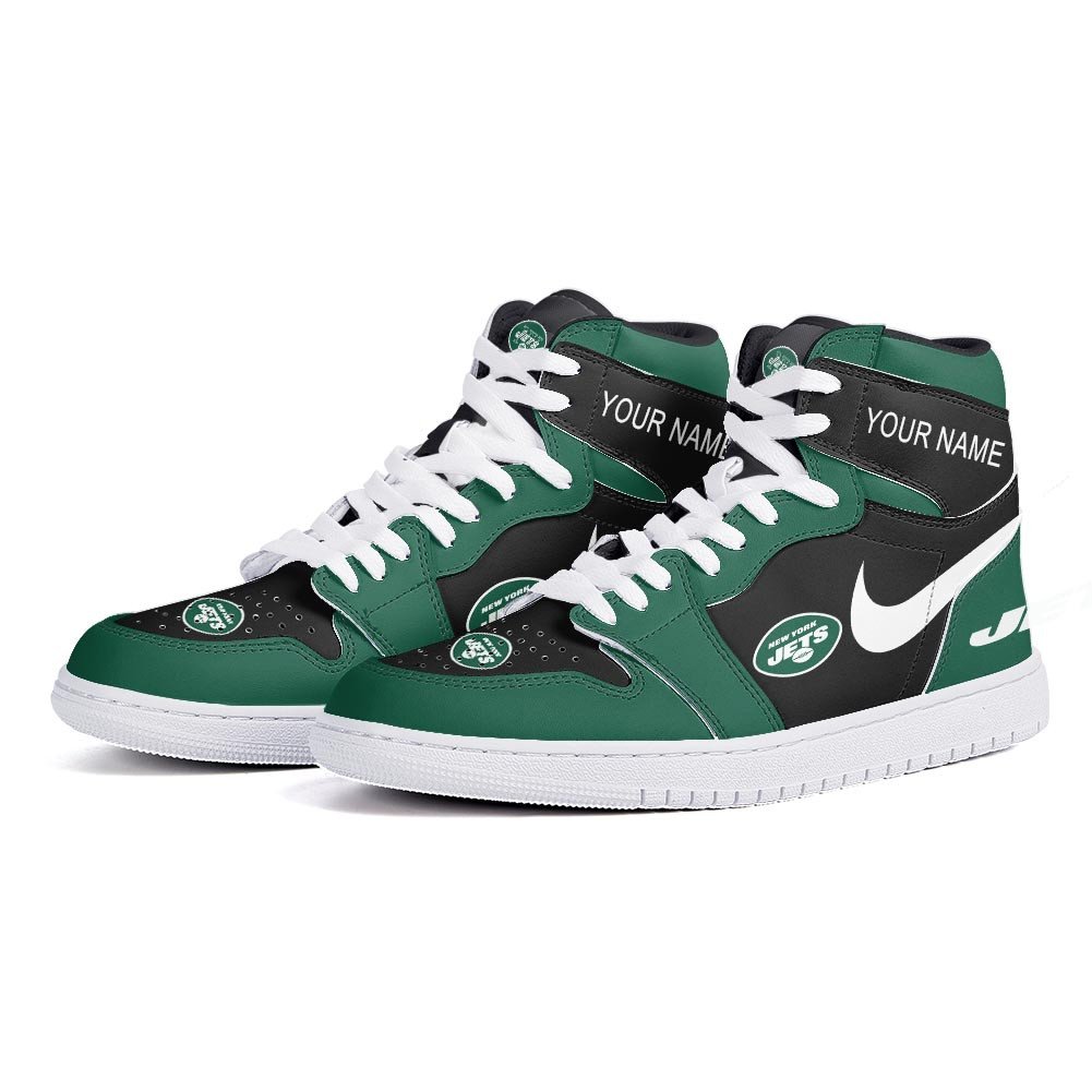 Ideafootwear New York Jets AJ1 High Sneakers Shoes For Men And Women 7