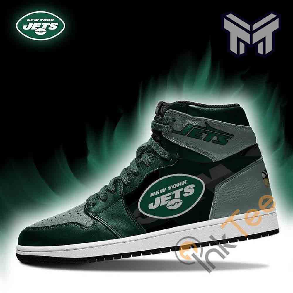 Ideafootwear New York Jets AJ1 High Sneakers Shoes For Men And Women 8