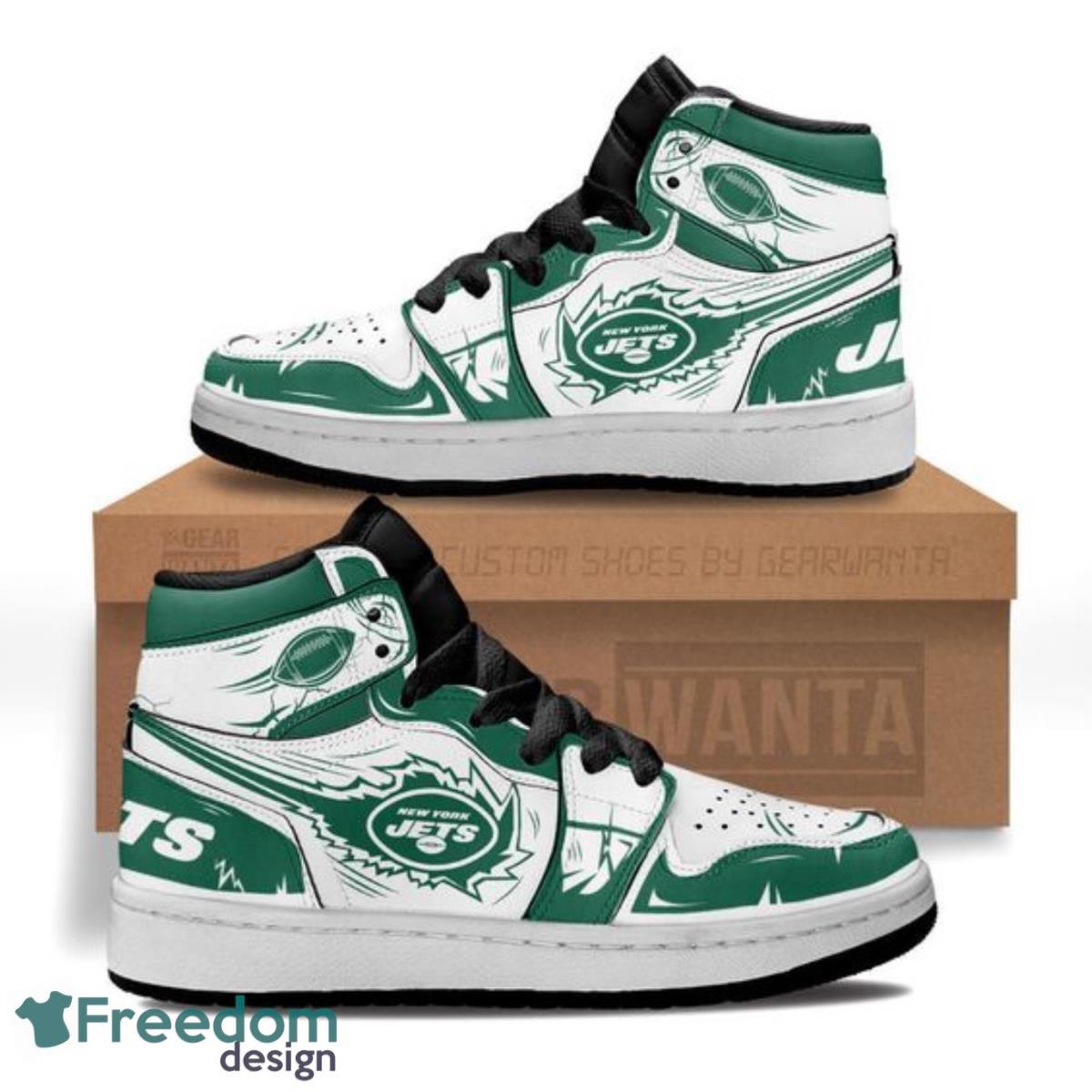 Ideafootwear New York Jets AJ1 High Sneakers Shoes For Men And Women 9