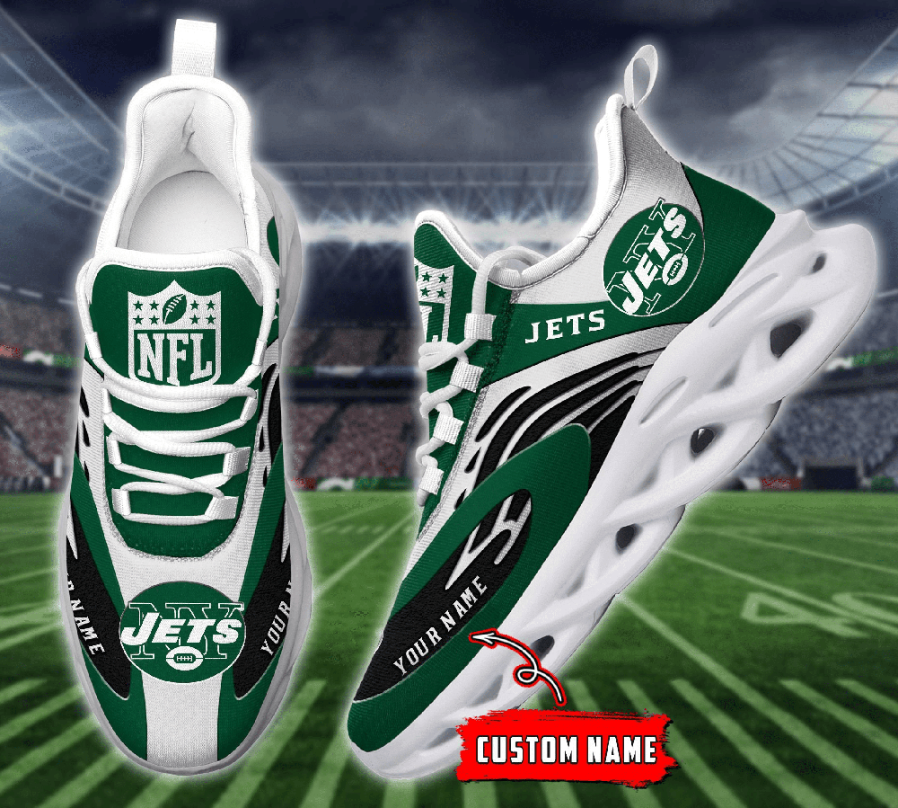Ideafootwear New York Jets Max Soul Shoes Sneakers For Men And Women 27