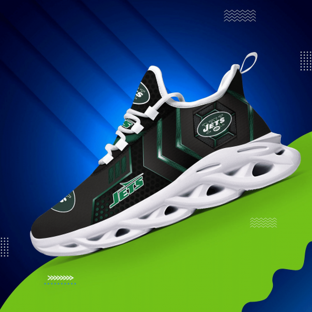 Ideafootwear New York Jets Max Soul Shoes Sneakers For Men And Women 5