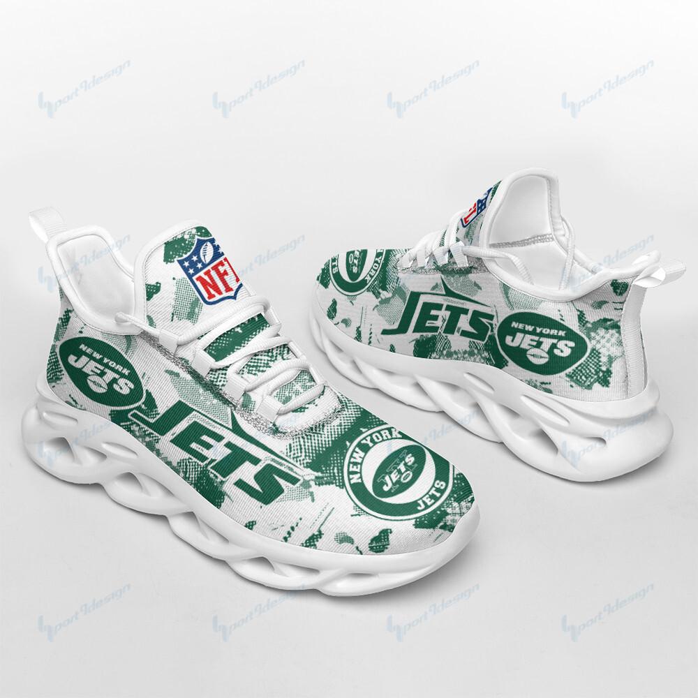 Ideafootwear New York Jets Max Soul Shoes Sneakers For Men And Women 15