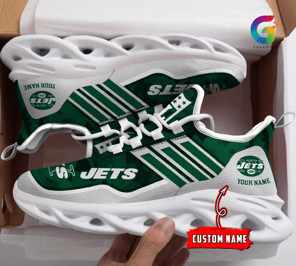 Ideafootwear New York Jets Max Soul Shoes Sneakers For Men And Women 25