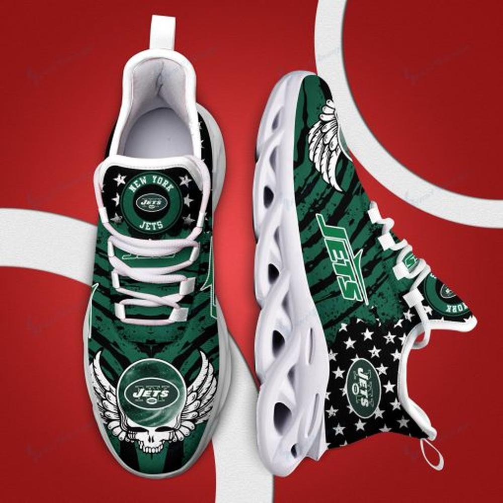 Ideafootwear New York Jets Max Soul Shoes Sneakers For Men And Women 11