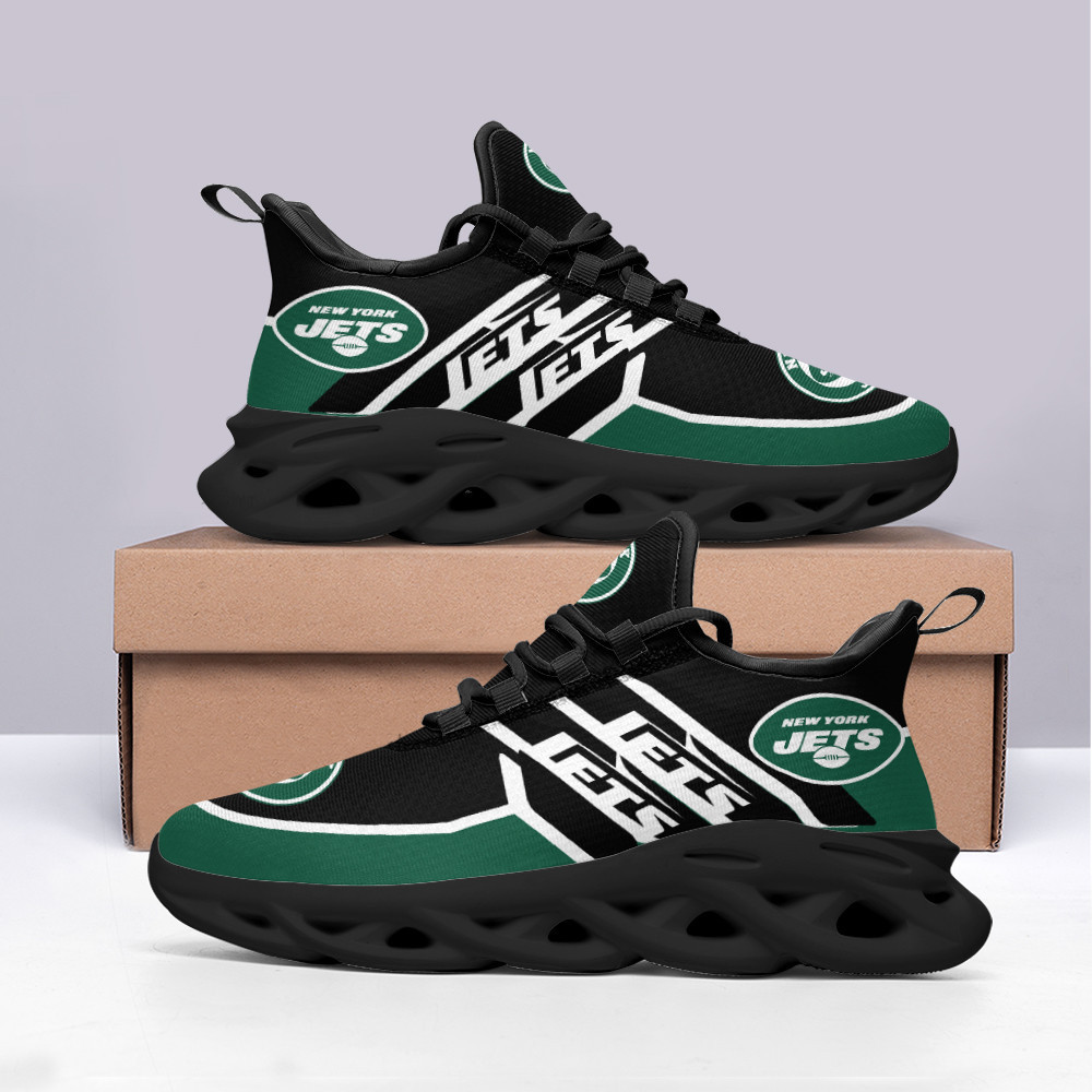 Ideafootwear New York Jets Max Soul Shoes Sneakers For Men And Women 4