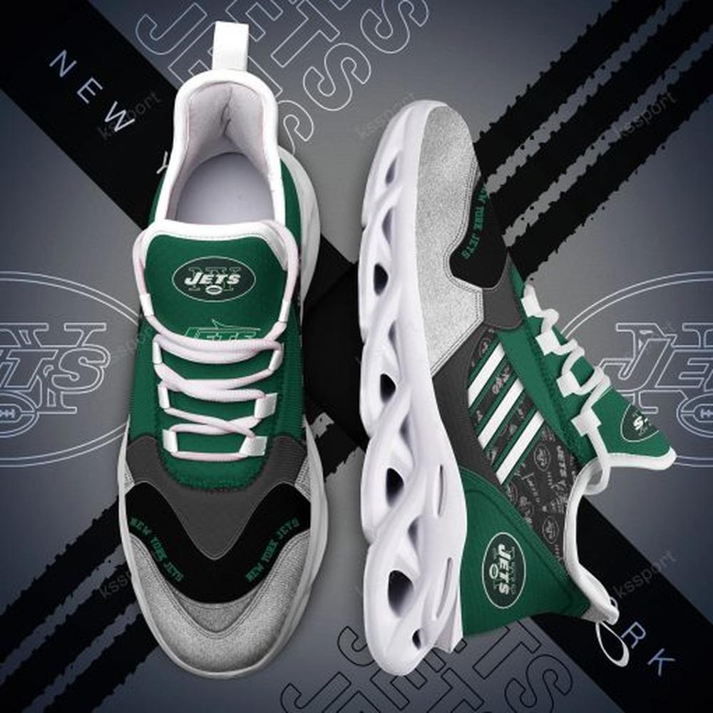 Ideafootwear New York Jets Max Soul Shoes Sneakers For Men And Women 13