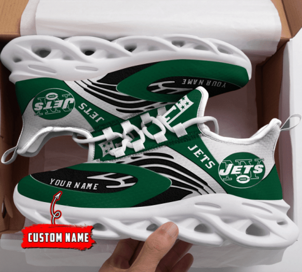 Ideafootwear New York Jets Max Soul Shoes Sneakers For Men And Women 27