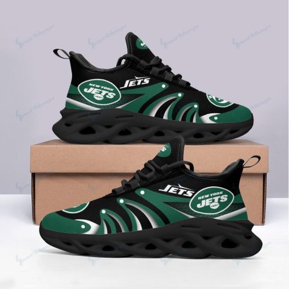 Ideafootwear New York Jets Max Soul Shoes Sneakers For Men And Women 12