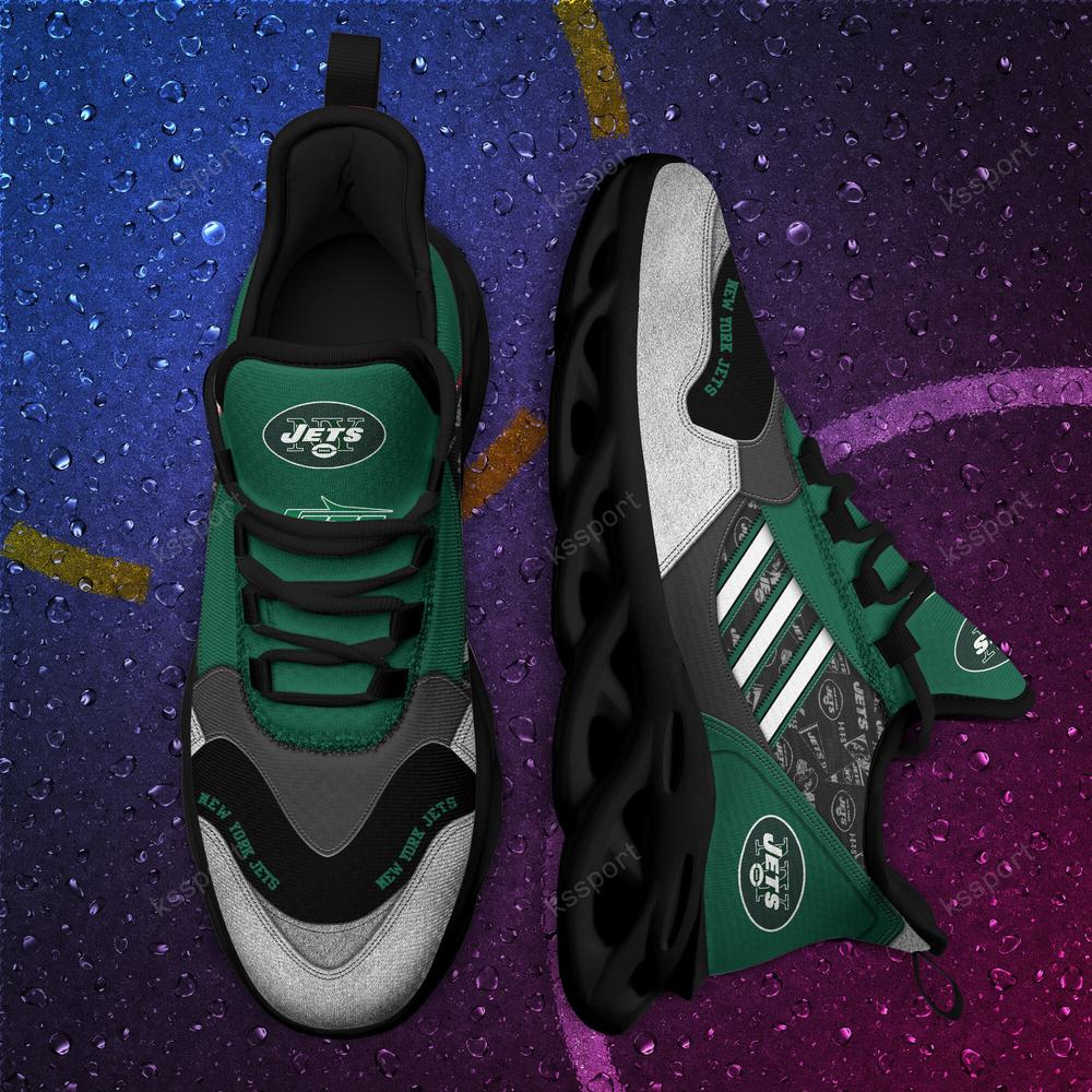 Ideafootwear New York Jets Max Soul Shoes Sneakers For Men And Women 13