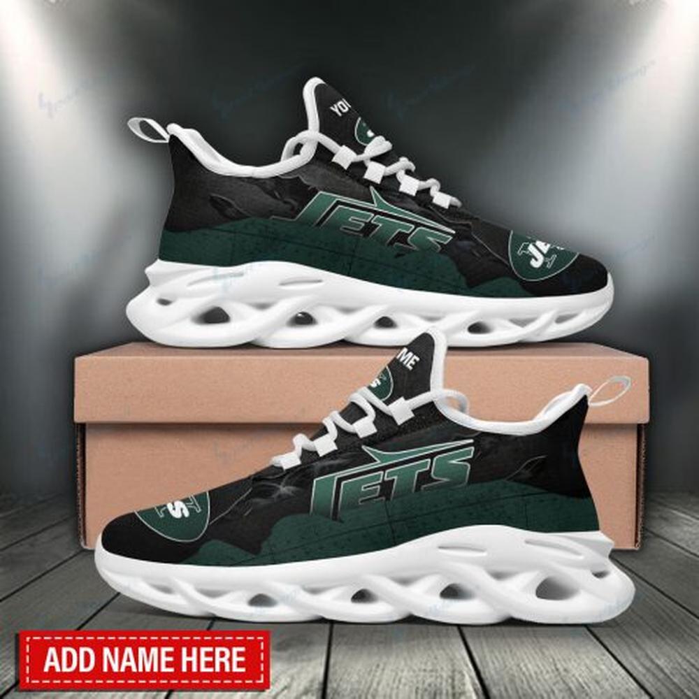 Ideafootwear New York Jets Max Soul Shoes Sneakers For Men And Women 26