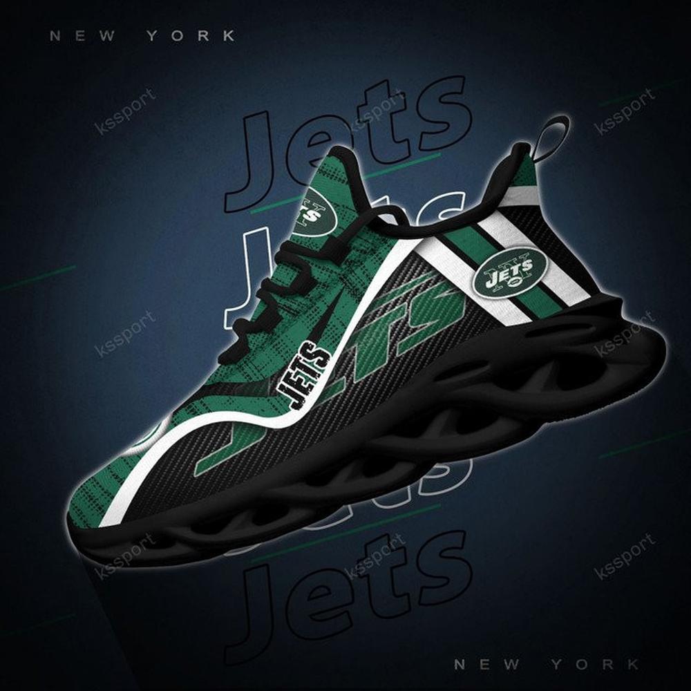 Ideafootwear New York Jets Max Soul Shoes Sneakers For Men And Women 7