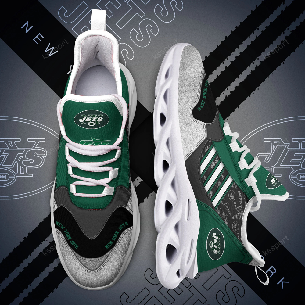 Ideafootwear New York Jets Max Soul Shoes Sneakers For Men And Women 13