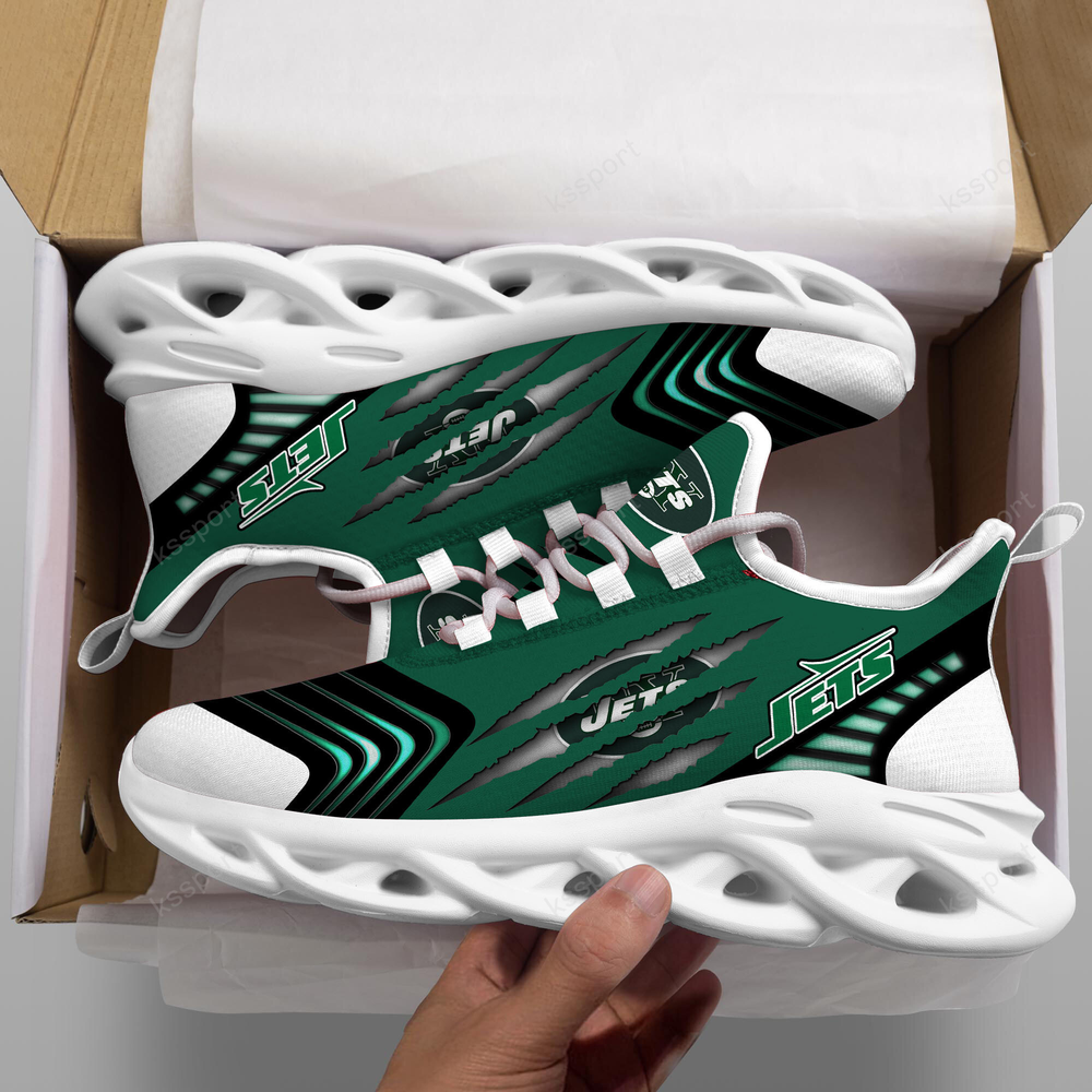 Ideafootwear New York Jets Max Soul Shoes Sneakers For Men And Women 3