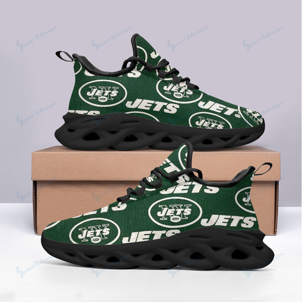 Ideafootwear New York Jets Max Soul Shoes Sneakers For Men And Women 14