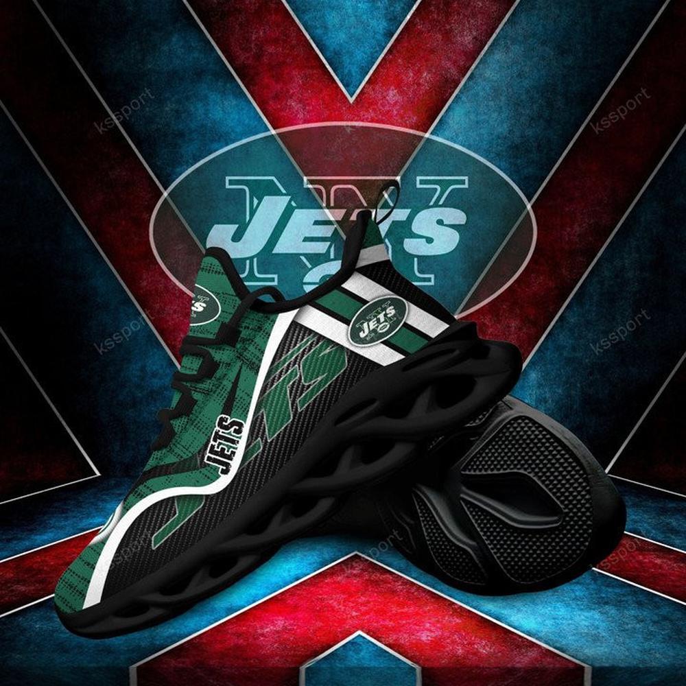 Ideafootwear New York Jets Max Soul Shoes Sneakers For Men And Women 7