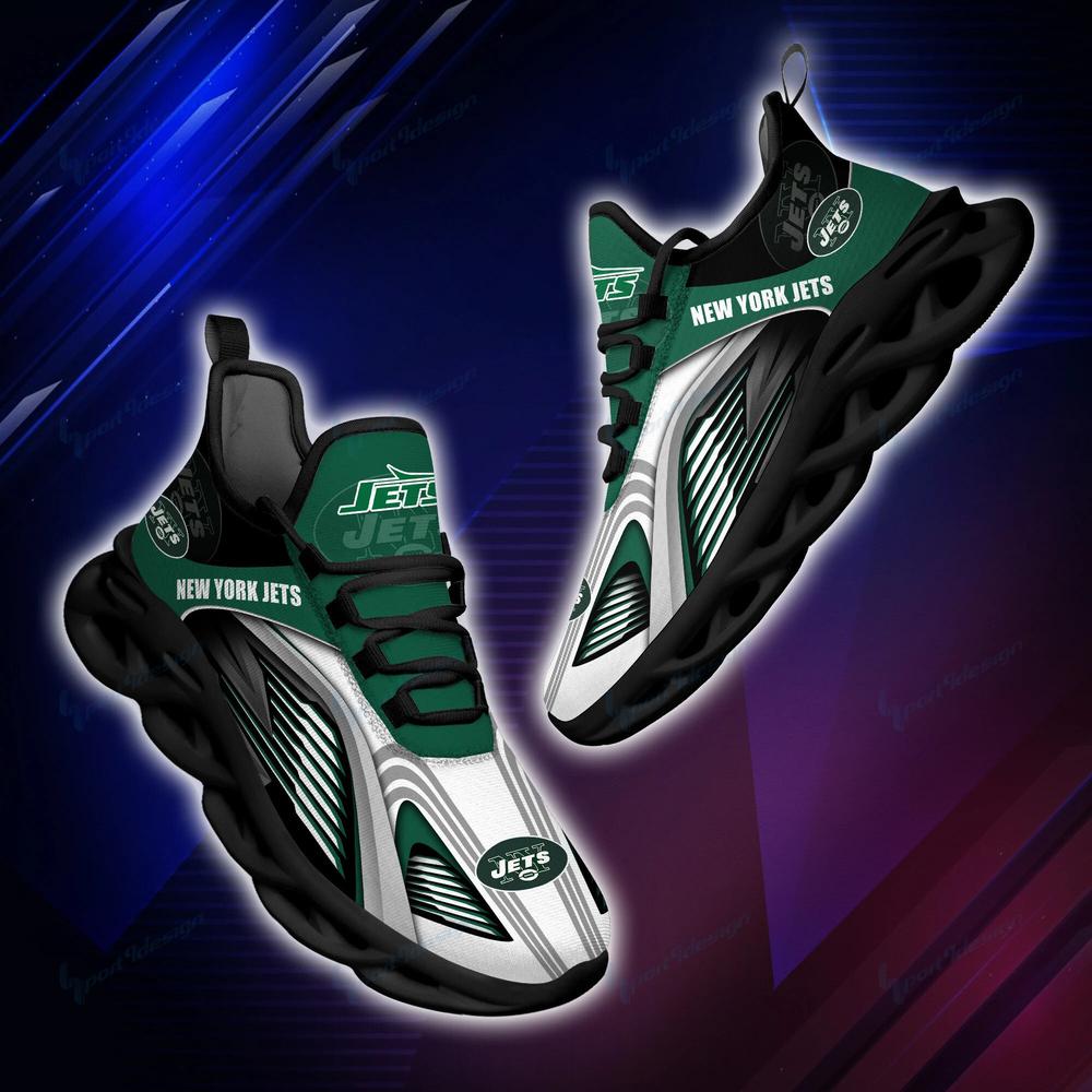 Ideafootwear New York Jets Max Soul Shoes Sneakers For Men And Women 8
