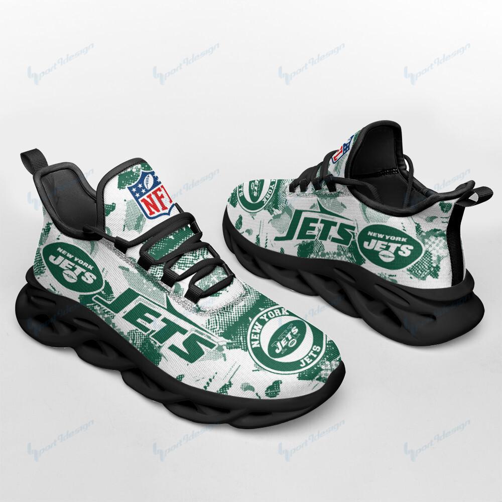 Ideafootwear New York Jets Max Soul Shoes Sneakers For Men And Women 15