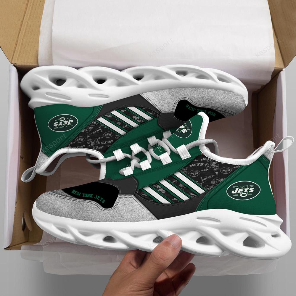 Ideafootwear New York Jets Max Soul Shoes Sneakers For Men And Women 13