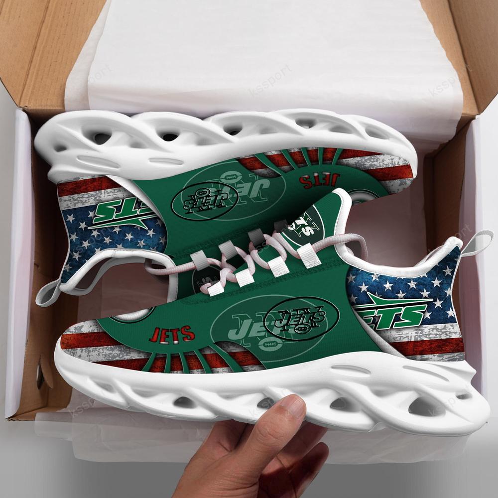 Ideafootwear New York Jets Max Soul Shoes Sneakers For Men And Women 9