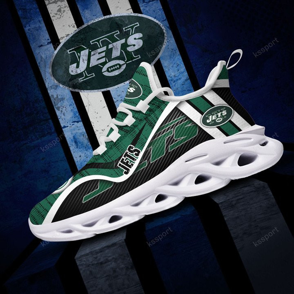 Ideafootwear New York Jets Max Soul Shoes Sneakers For Men And Women 10