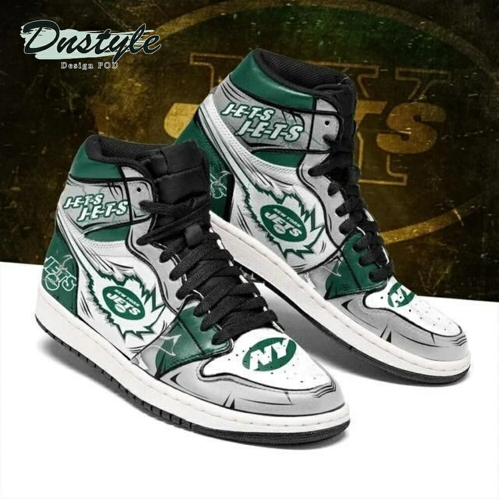 Ideafootwear New York Jets NFL AJ1 High Sneakers Shoes For Men And Women 9