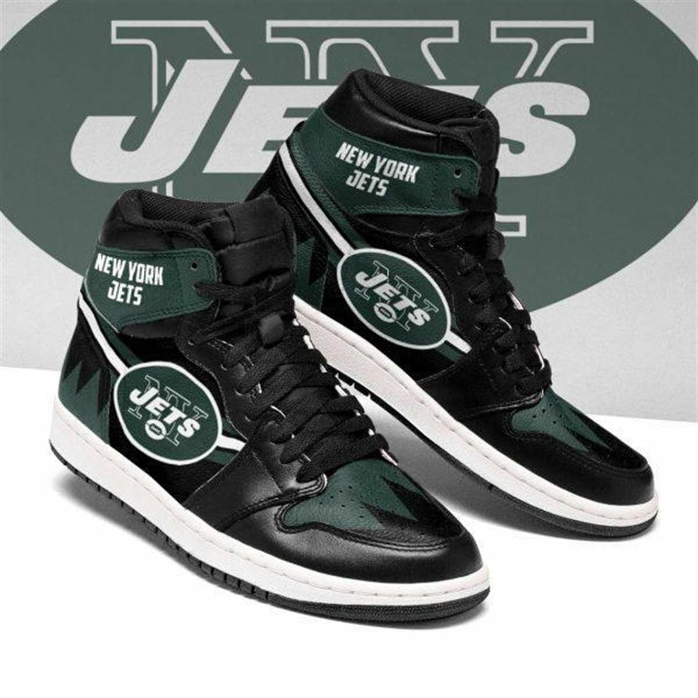 Ideafootwear New York Jets NFL AJ1 High Sneakers Shoes For Men And Women 5