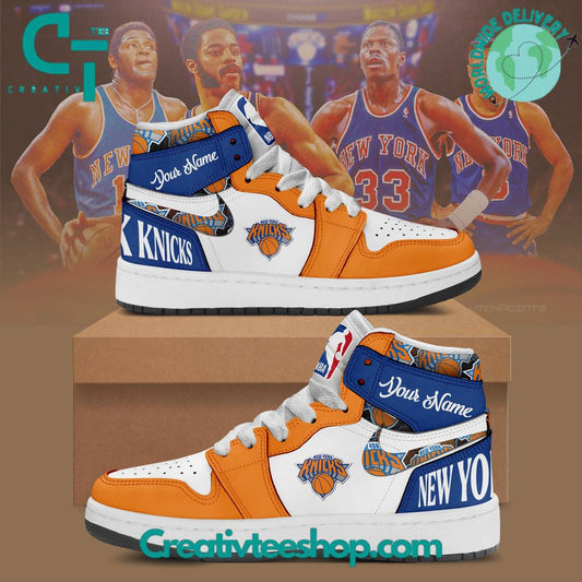 Ideafootwear New York Knicks AJ1 High Sneakers Shoes For Men And Women 2