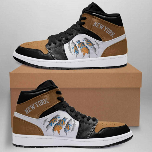 Ideafootwear New York Knicks NBA AJ1 High Sneakers Shoes For Men And Women 9