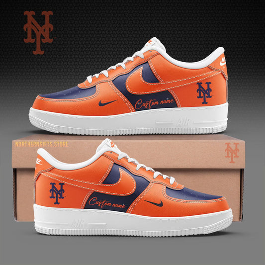 Ideafootwear New York Mets Air Low-Top Sneakers Shoes For Men And Women 3