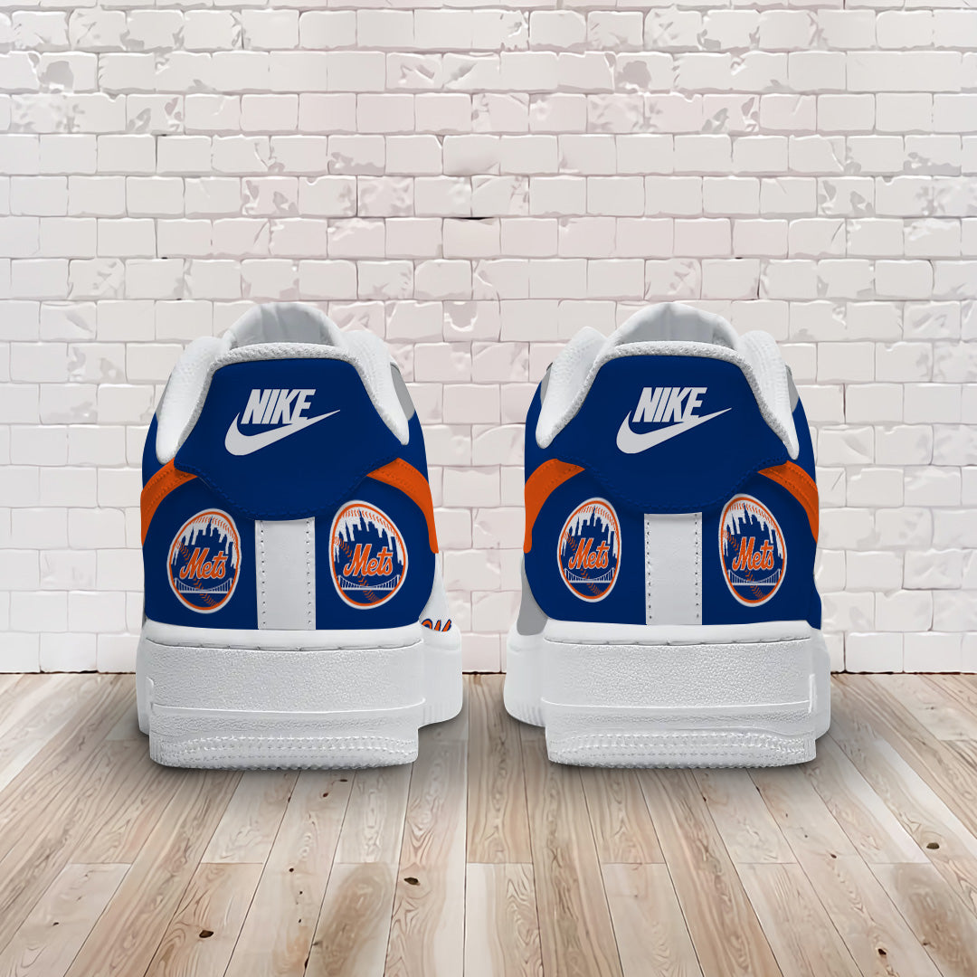 Ideafootwear New York Mets Air Low-Top Sneakers Shoes For Men And Women 5
