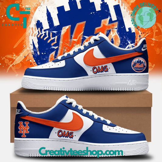 Ideafootwear New York Mets Air Low-Top Sneakers Shoes For Men And Women 7