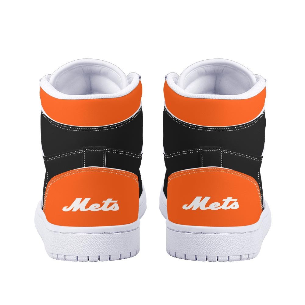 Ideafootwear New York Mets AJ1 High Sneakers Shoes For Men And Women 3