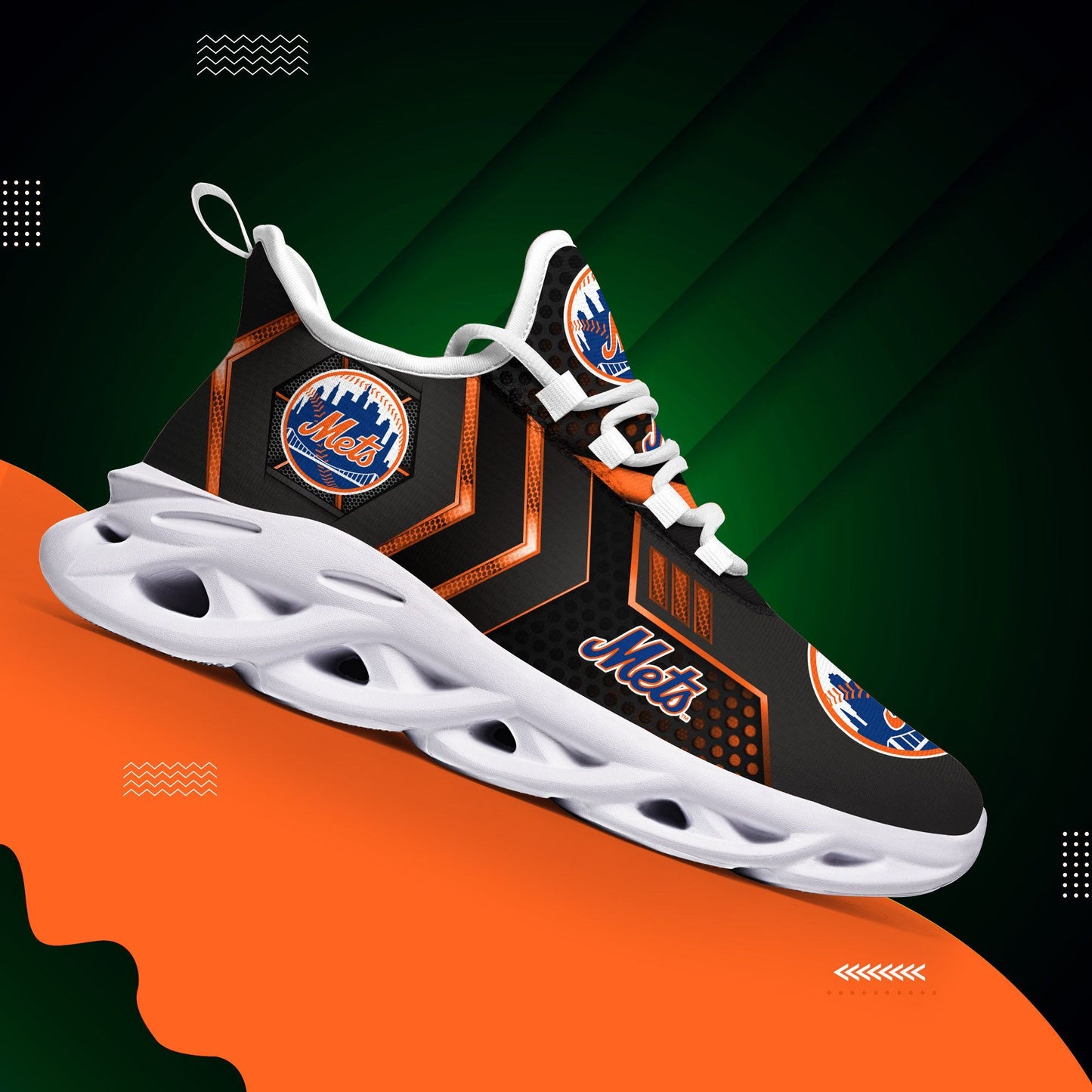 Ideafootwear New York Mets Max Soul Shoes Sneakers For Men And Women 1