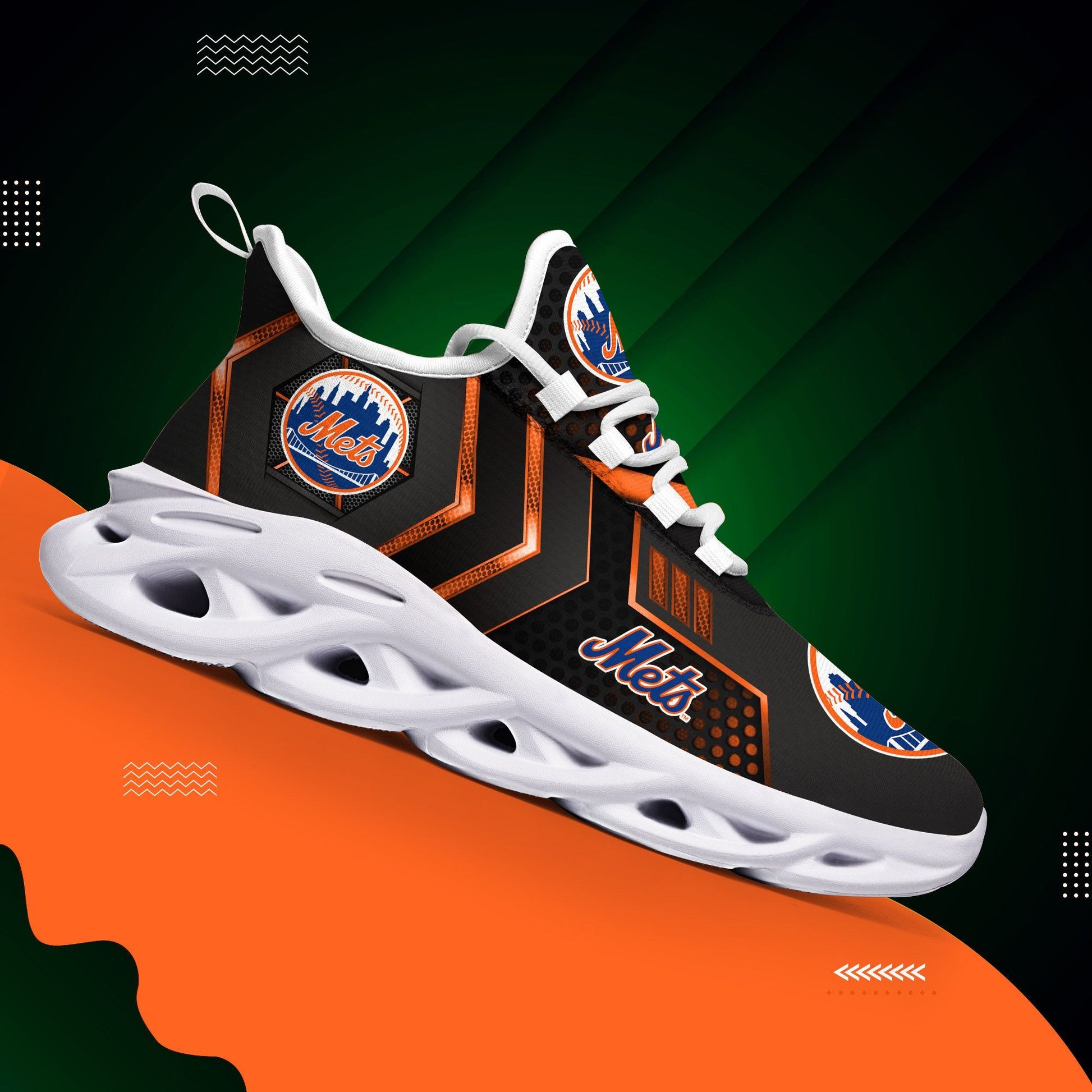 Ideafootwear New York Mets Max Soul Shoes Sneakers For Men And Women 1