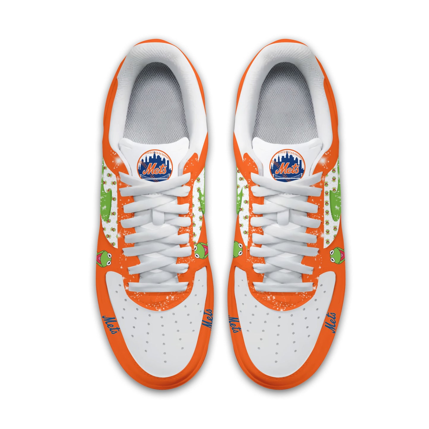 Ideafootwear New York Mets x The Muppets Air Low-Top Sneakers Shoes For Men And Women 2