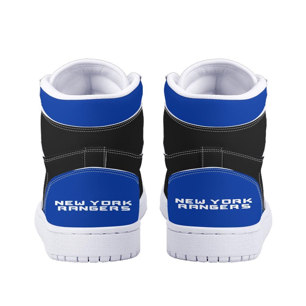 Ideafootwear New York Rangers AJ1 High Sneakers Shoes For Men And Women 5