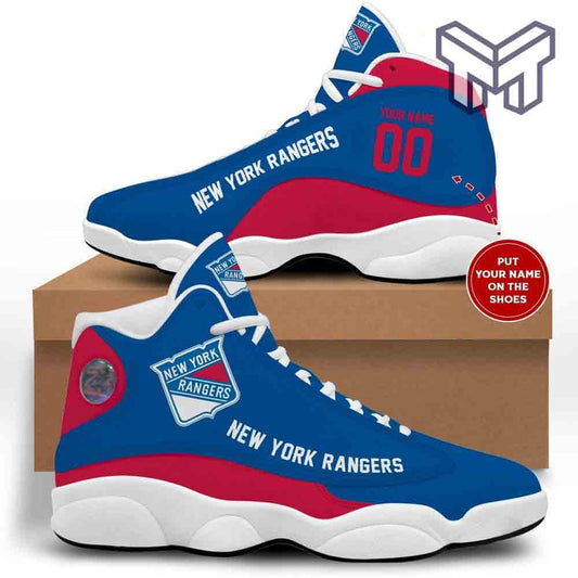 Ideafootwear New York Rangers AJ13 Sneakers Shoes For Men And Women 1