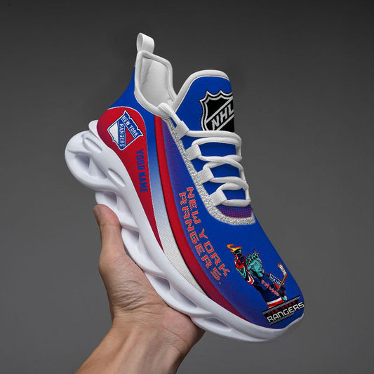 Ideafootwear New York Rangers Max Soul Shoes Sneakers For Men And Women 2
