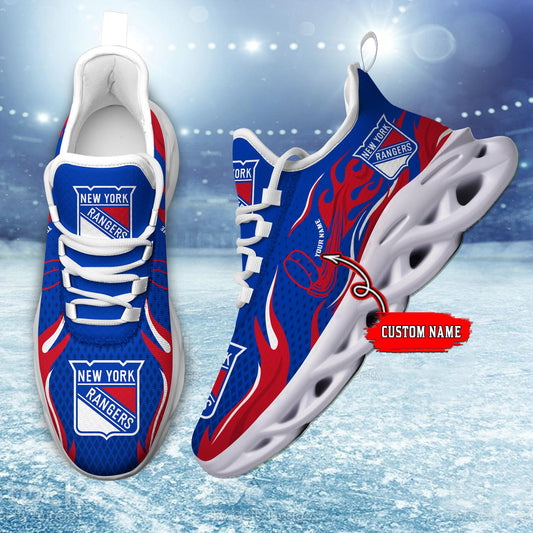 Ideafootwear New York Rangers Max Soul Shoes Sneakers For Men And Women 3