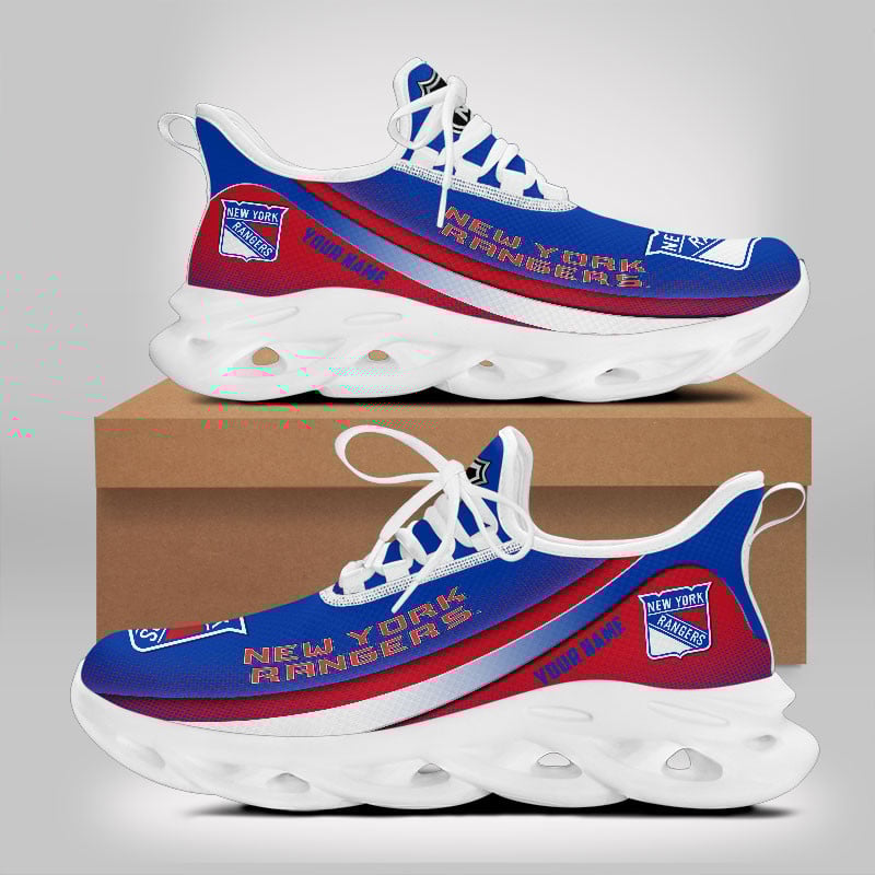 Ideafootwear New York Rangers Max Soul Shoes Sneakers For Men And Women 1