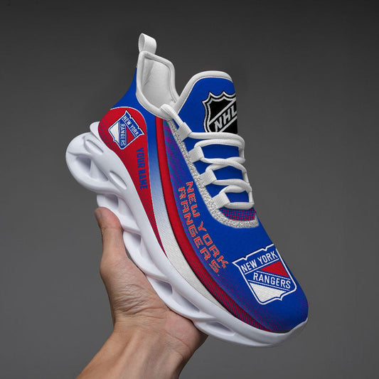 Ideafootwear New York Rangers Max Soul Shoes Sneakers For Men And Women 1