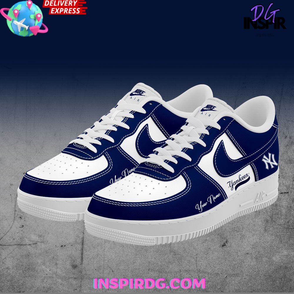 Ideafootwear New York Yankees Air Low-Top Sneakers Shoes For Men And Women 7