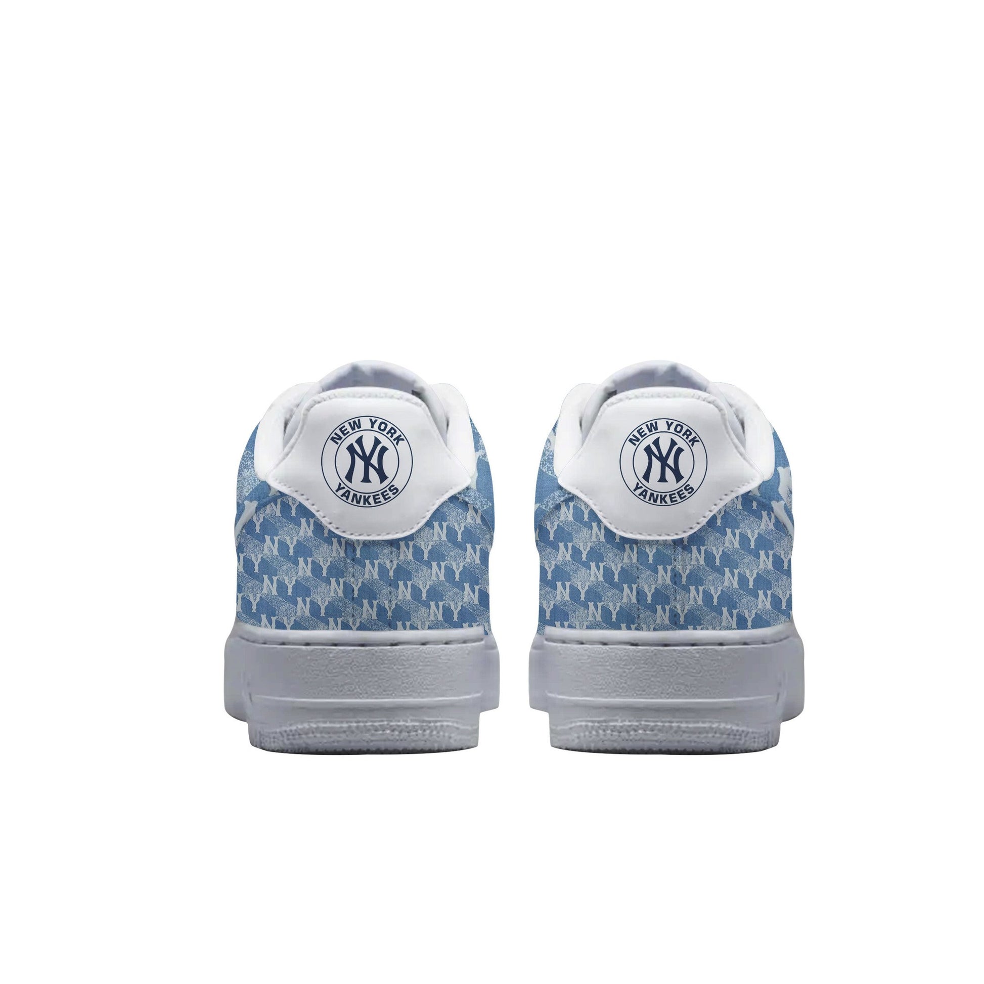 Ideafootwear New York Yankees Air Low-Top Sneakers Shoes For Men And Women 5