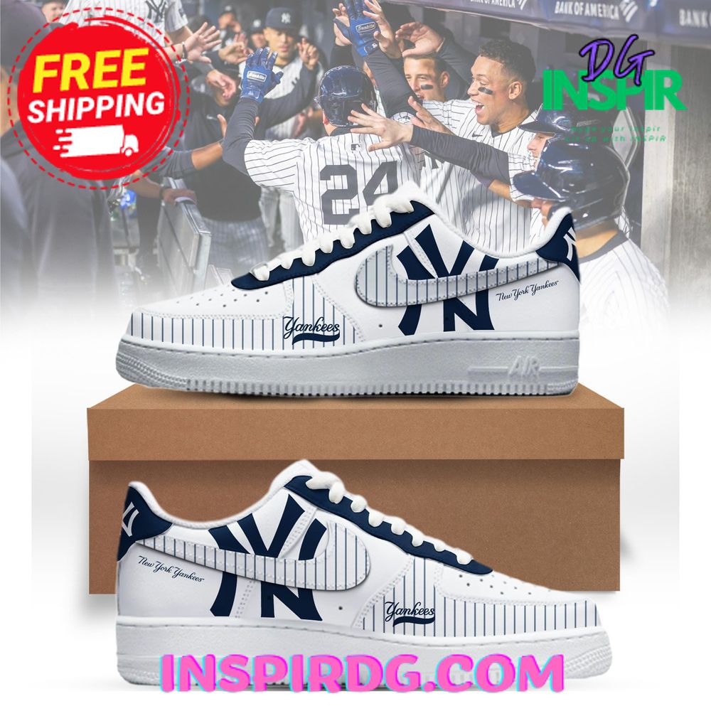 Ideafootwear New York Yankees Air Low-Top Sneakers Shoes For Men And Women 8