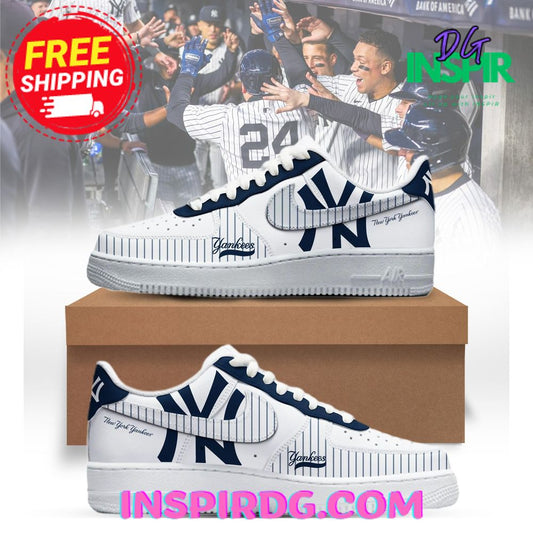 Ideafootwear New York Yankees Air Low-Top Sneakers Shoes For Men And Women 8