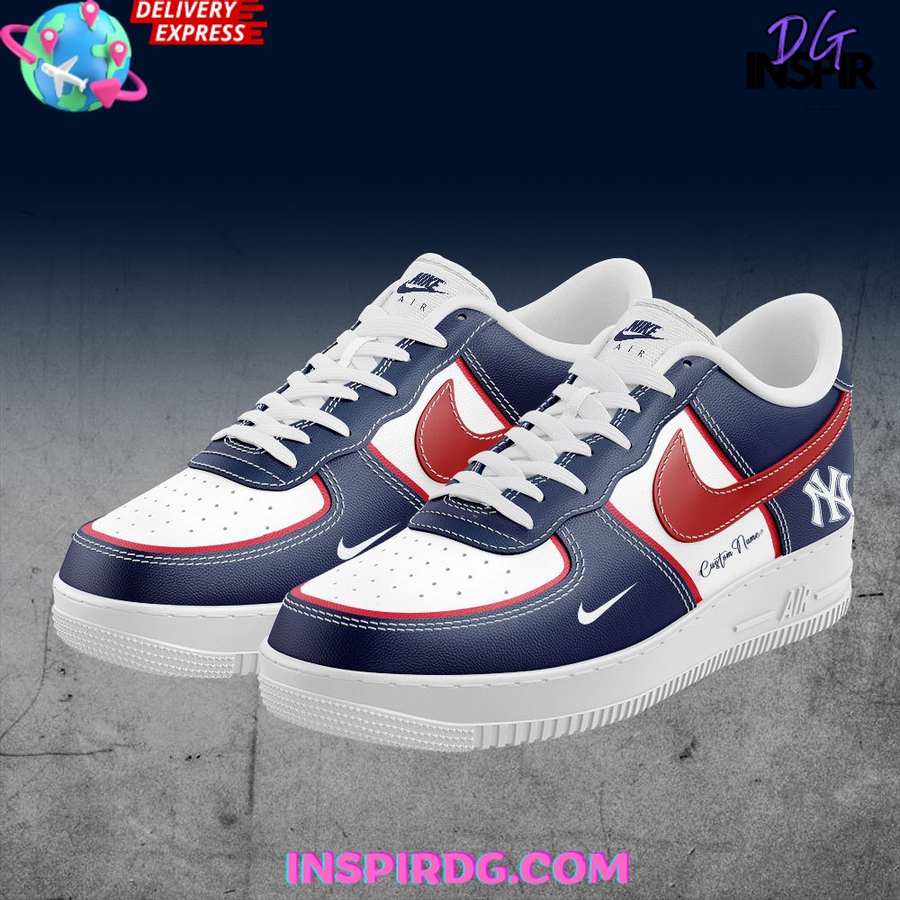 Ideafootwear New York Yankees Air Low-Top Sneakers Shoes For Men And Women 3