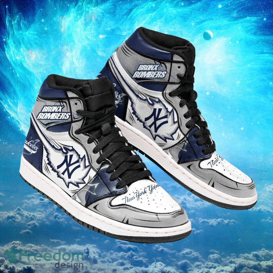 Ideafootwear New York Yankees AJ1 High Sneakers Shoes For Men And Women 10